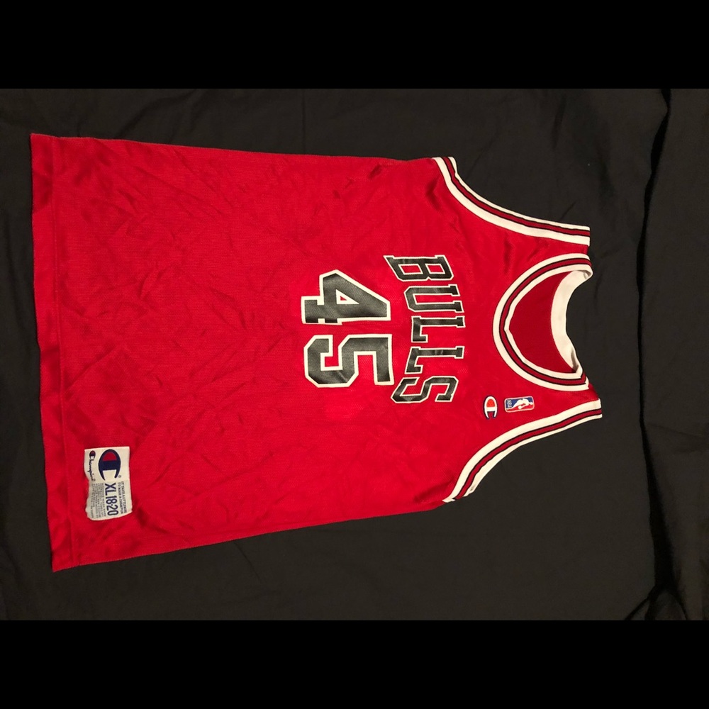 Vintage rare champion Michael Jordan number 45